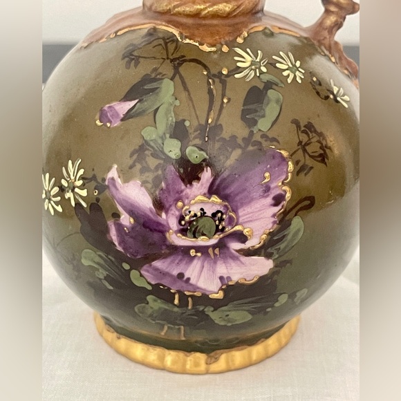 Antique EW Ernst Wahliss Ewer Pitcher Turn Wien Austria Depose Hand Numbered - Picture 2 of 12